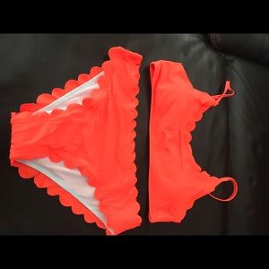 New, never worn Orange bikini